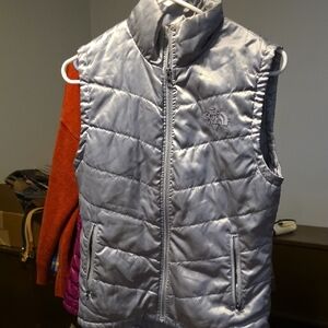 The North Face Shiny Silver Vest